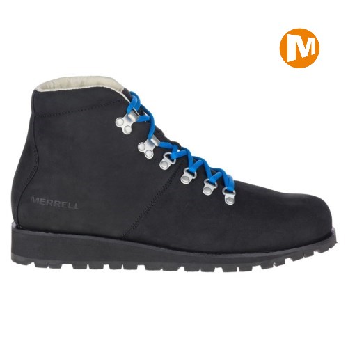 Merrell Wilderness Lt Waterproof Winterstiefel Herren Schwarz [DE-IGMZD]